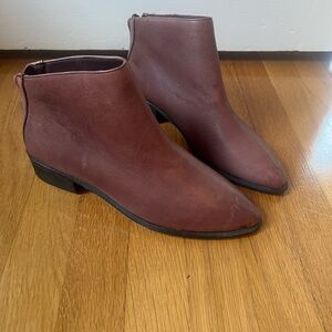 Dolce vita purple/brown Leather Ankle Boots